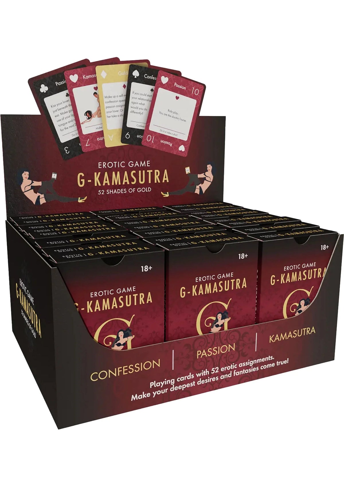 Bestel: G Kamasutra cards 24 pcs ENG/FR/DE - bij Happytoys: de erotische sex webshop | liever Happy dan Easy ⭐⭐⭐⭐⭐