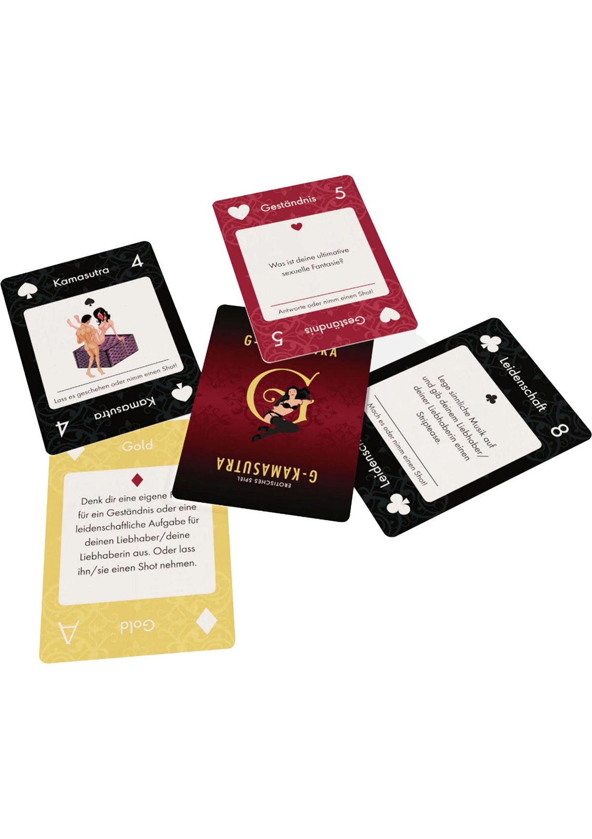 Bestel: G Kamasutra cards 24 pcs ENG/FR/DE - bij Happytoys: de erotische sex webshop | liever Happy dan Easy ⭐⭐⭐⭐⭐