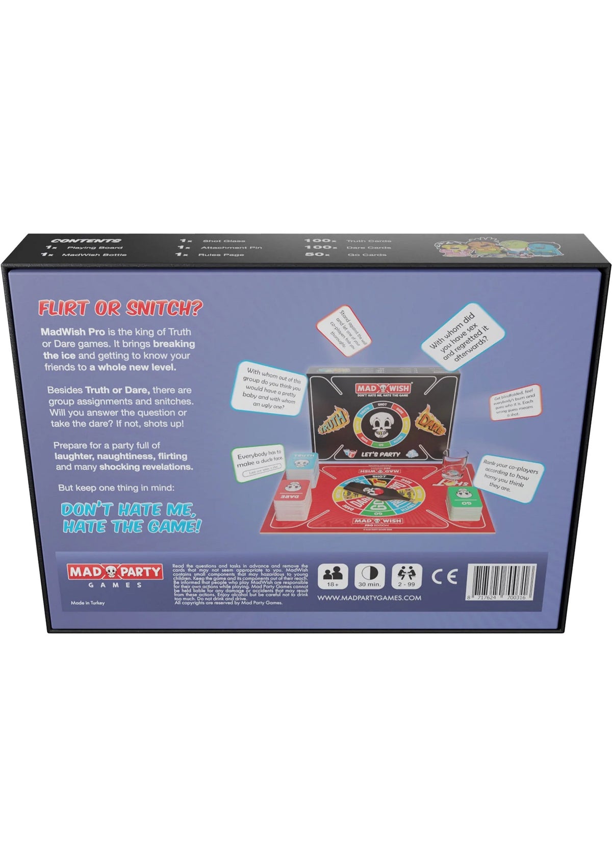 Bestel: MadWish Pro ENG/DE - bij Happytoys: de erotische sex webshop | liever Happy dan Easy ⭐⭐⭐⭐⭐