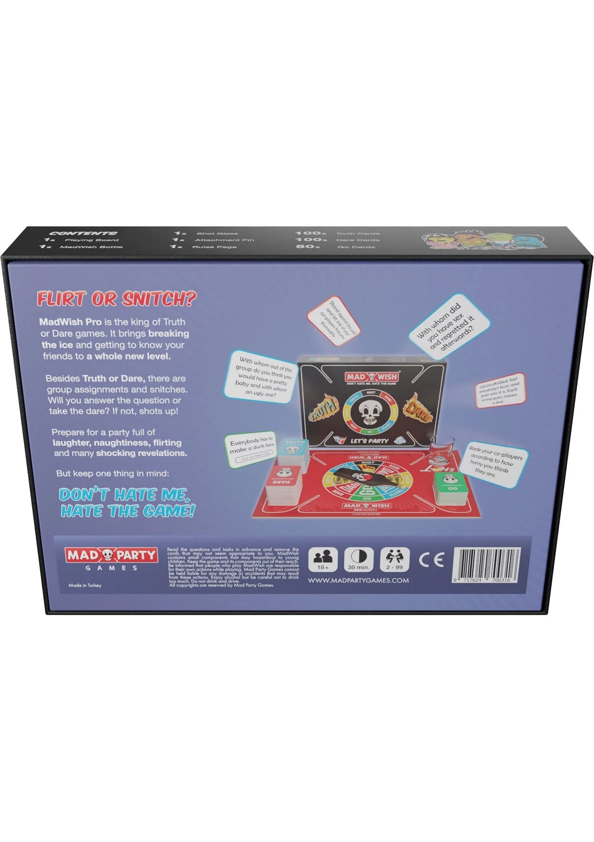 Bestel: MadWish Pro ENG/DE - bij Happytoys: de erotische sex webshop | liever Happy dan Easy ⭐⭐⭐⭐⭐