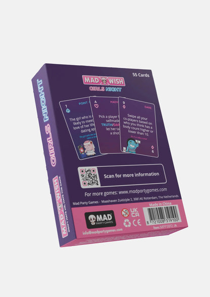 Bestel: MadWish Girls Cards 24 pcs - bij Happytoys: de erotische sex webshop | liever Happy dan Easy ⭐⭐⭐⭐⭐