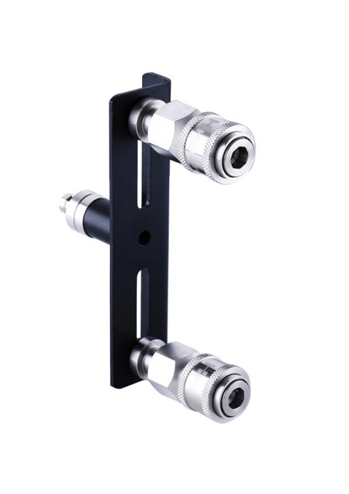 Bestel: Double Quick Connector - bij Happytoys: de erotische sex webshop | liever Happy dan Easy ⭐⭐⭐⭐⭐ - Default Title - 40013 - BLACK