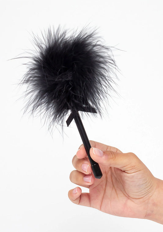 Bestel: Feather Tickler - bij Happytoys: de erotische sex webshop | liever Happy dan Easy ⭐⭐⭐⭐⭐ - Default Title - 44328 - BLACK