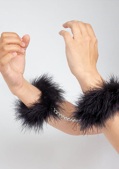 Marabou Handcuffs by Secret Play