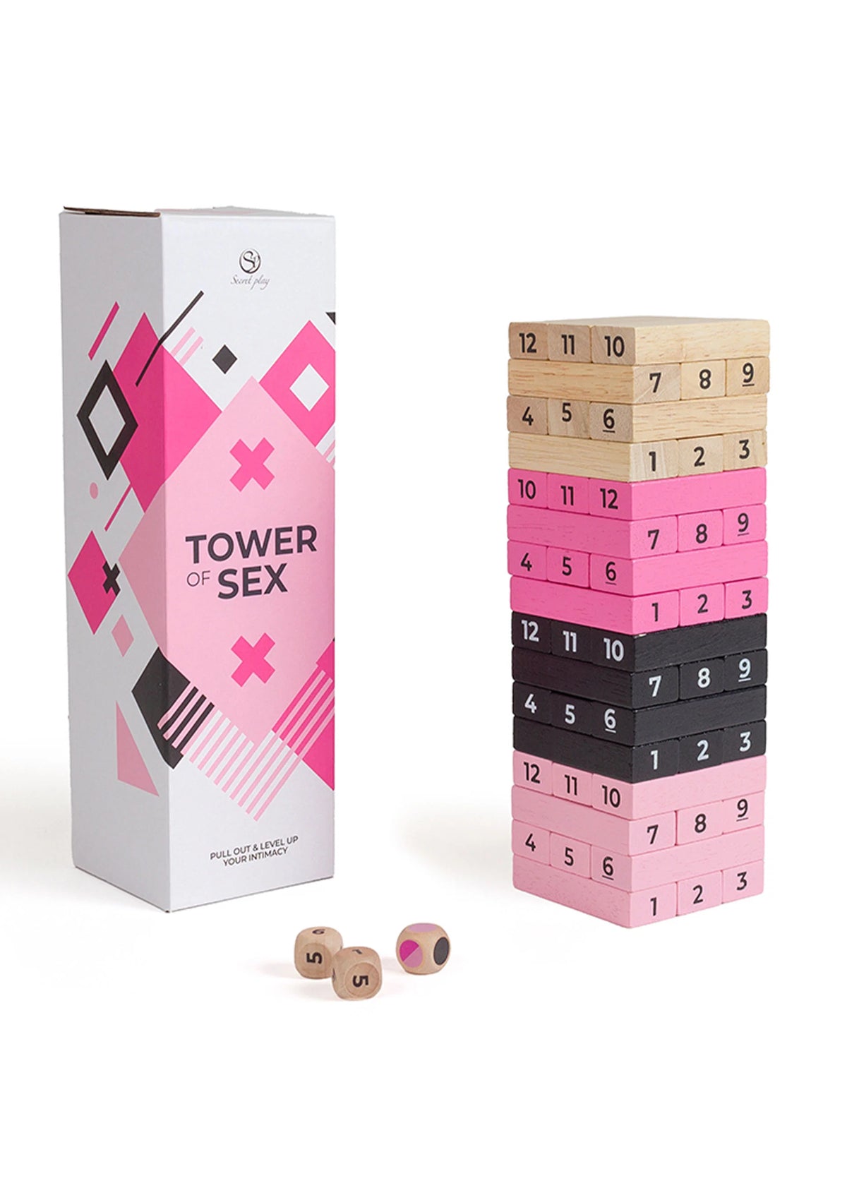 Beste vandaag nog: Tower Of Sex Game by Secret Play - bij Happytoys Sexshop: online sex shop for Feeling Happy & Easy 😊 - Default Title - 44338 - MULTICOLOR