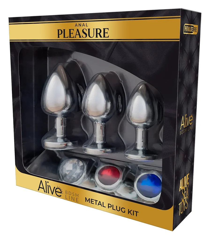 Metal Plug Kit - Happytoys Sexshop: Toys for Feeling Happy & Easy 😊 - Discreet geleverd