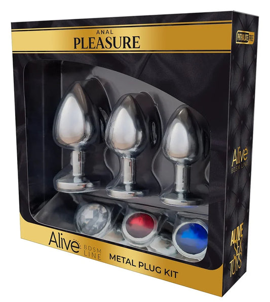 Metal Plug Kit - Happytoys Sexshop: Toys for Feeling Happy & Easy 😊 - Discreet geleverd