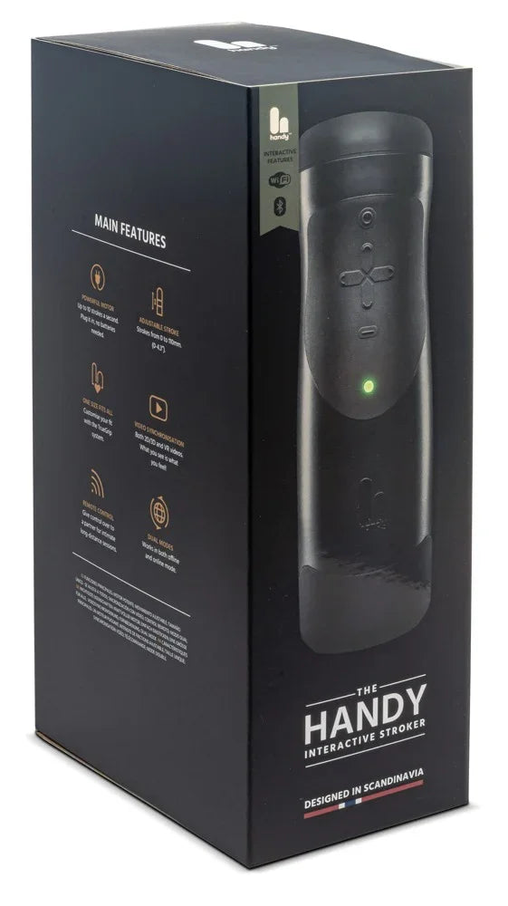 The Handy Interactive Stroker - Happytoys Sexshop: Toys for Feeling Happy & Easy 😊 - Discreet geleverd