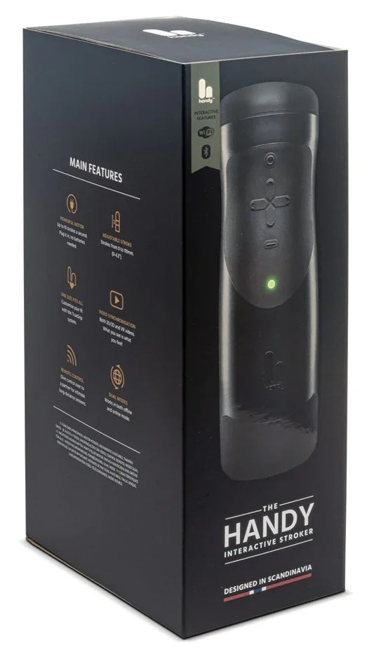 The Handy Interactive Stroker - Happytoys Sexshop: Toys for Feeling Happy & Easy 😊 - Discreet geleverd