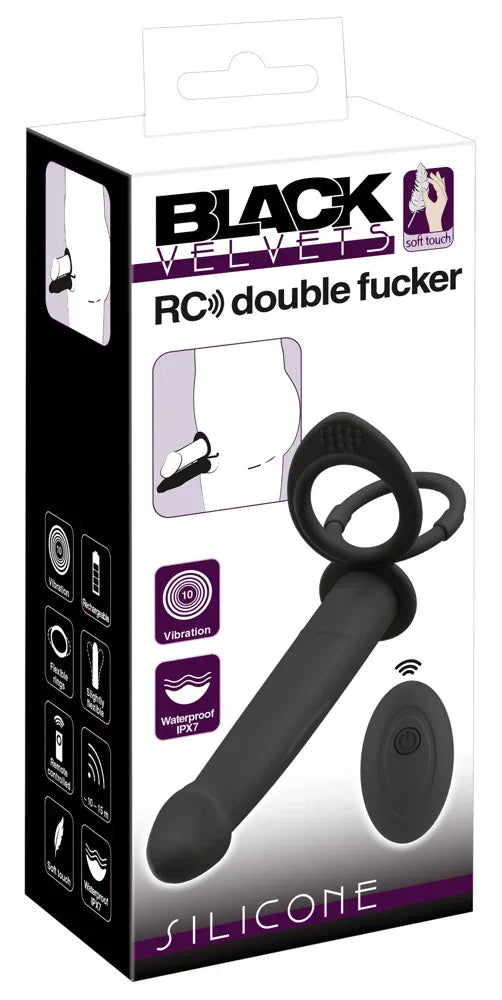 RC double fucker vibrator - Happytoys Sexshop: Toys for Feeling Happy & Easy 😊 - Discreet geleverd