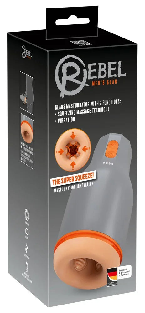 Glans Masturbator with 2 Functions - Happytoys Sexshop: Toys for Feeling Happy & Easy 😊 - Discreet geleverd