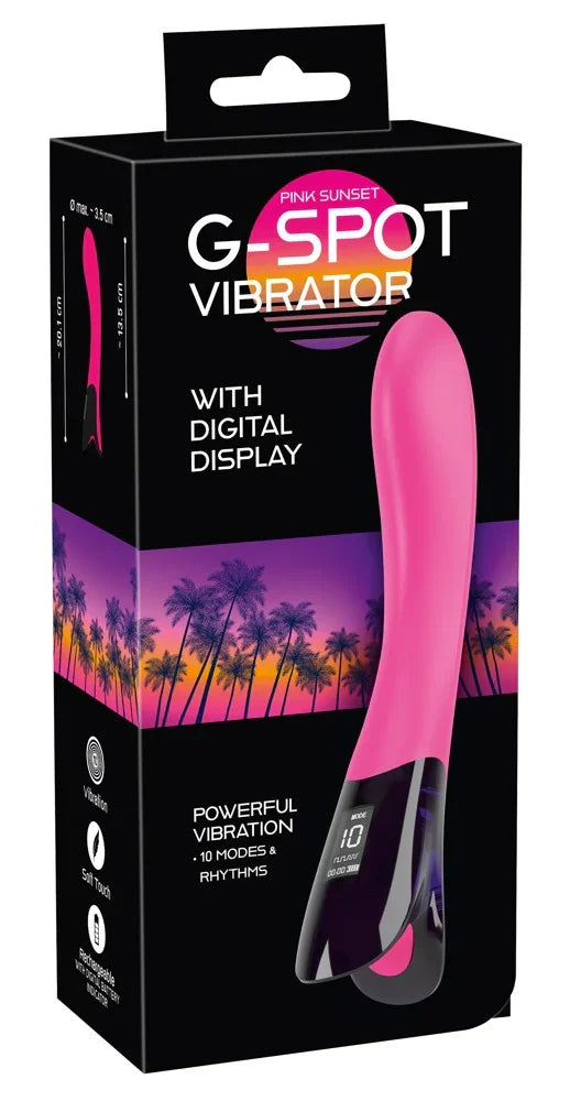 Pink Sunset G-Spot Vibrator - Happytoys Sexshop: Toys for Feeling Happy & Easy 😊 - Discreet geleverd