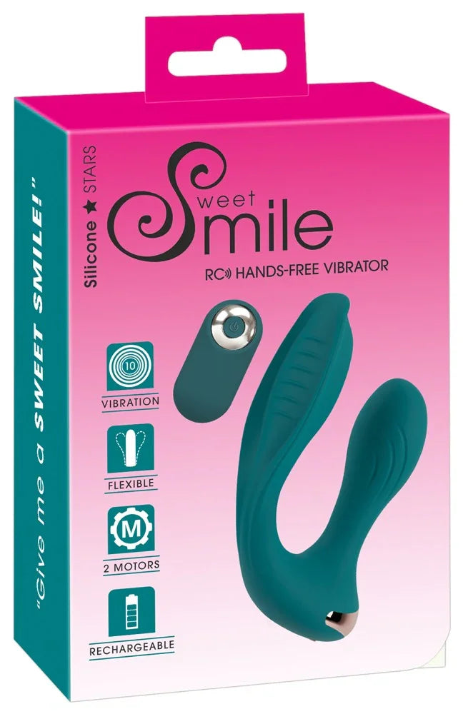 RC Hands-free Vibrator for intense dual stimulation by Sweet Smile - Happytoys Sexshop: Toys for Feeling Happy & Easy 😊 - Discreet geleverd