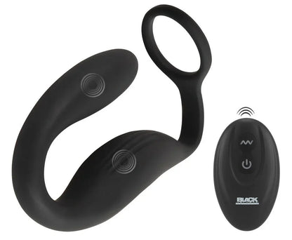 Cock ring with RC butt plug by Black Velvets - Happytoys Sexshop: Toys for Feeling Happy & Easy 😊 - Discreet geleverd