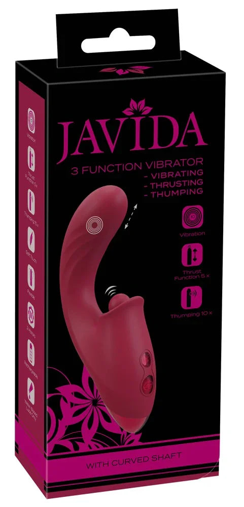 3 Function Vibrator by Javida - Happytoys Sexshop: Toys for Feeling Happy & Easy 😊 - Discreet geleverd