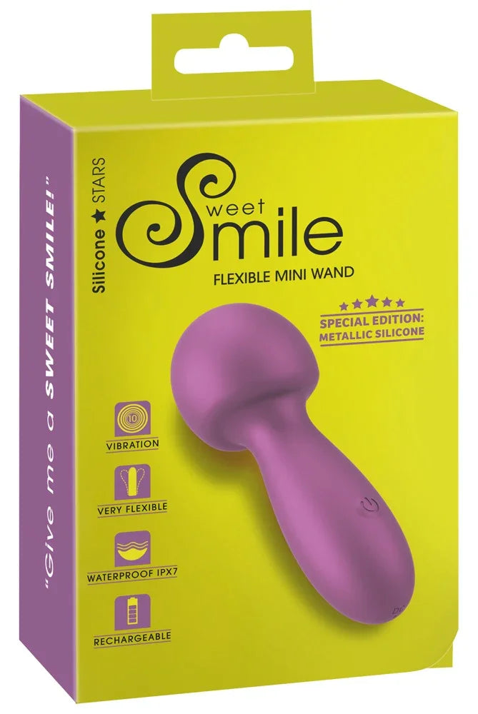 Flexible Mini Wand by Sweet Smile - Happytoys Sexshop: Toys for Feeling Happy & Easy 😊 - Discreet geleverd