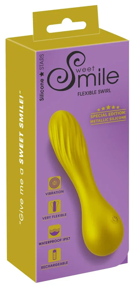 Flexible Swirl Vibrator by Sweet Smile - Happytoys Sexshop: Toys for Feeling Happy & Easy 😊 - Discreet geleverd