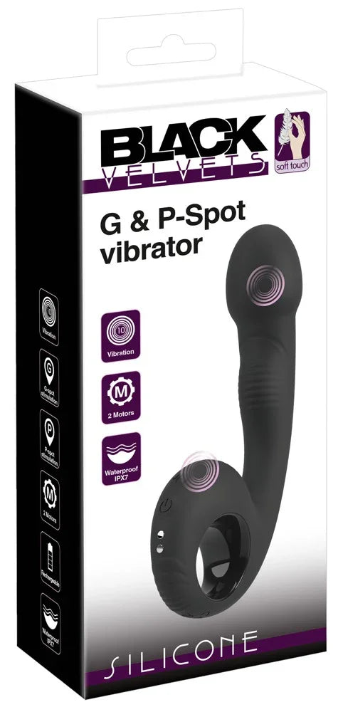 G & P-Spot Vibrator by Black Velvets - Happytoys Sexshop: Toys for Feeling Happy & Easy 😊 - Discreet geleverd