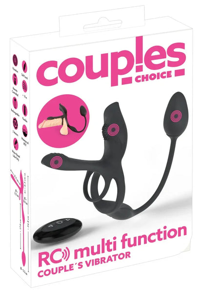 RC Multi Function Couple‘s Vibrator by Couples Choise - Happytoys Sexshop: Toys for Feeling Happy & Easy 😊 - Discreet geleverd