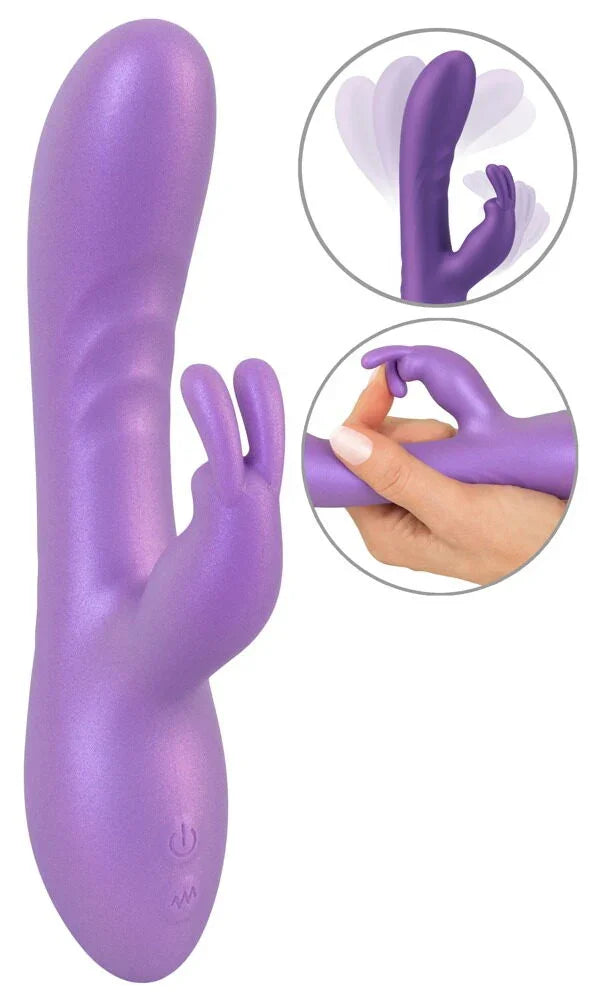 Flexible Rabbit Special Edition Metallic Silicone by Sweet Smile - Happytoys Sexshop: Toys for Feeling Happy & Easy 😊 - Discreet geleverd