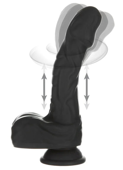 8,6" Rotating & Thrusting Vibrating Dong by Naked Addiction - Happytoys Sexshop: Toys for Feeling Happy & Easy 😊 - Discreet geleverd