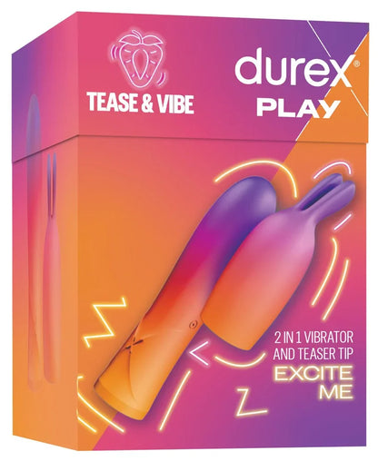 Vibe & Tease vibrator by Durex - Happytoys Sexshop: Toys for Feeling Happy & Easy 😊 - Discreet geleverd
