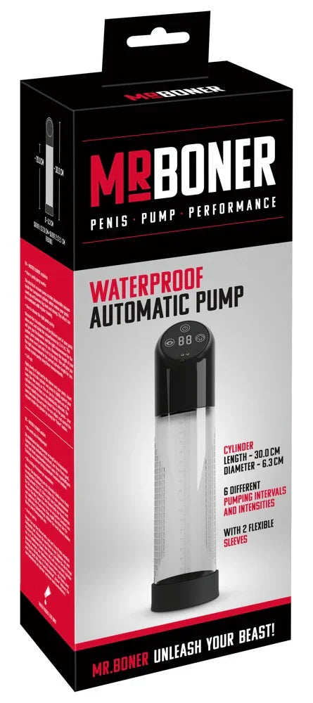 Waterproof Automatic Pump by Mr. Boner - Happytoys Sexshop: Toys for Feeling Happy & Easy 😊 - Discreet geleverd