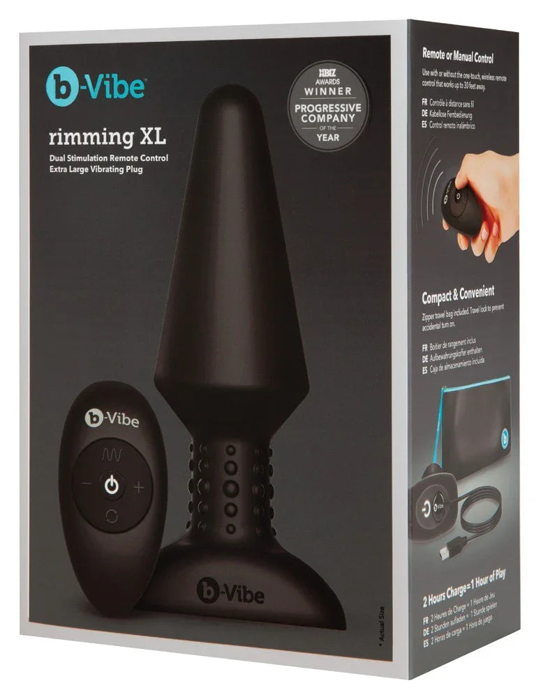 Rimming XL by B-Vibe - Happytoys Sexshop: Toys for Feeling Happy & Easy 😊 - Discreet geleverd