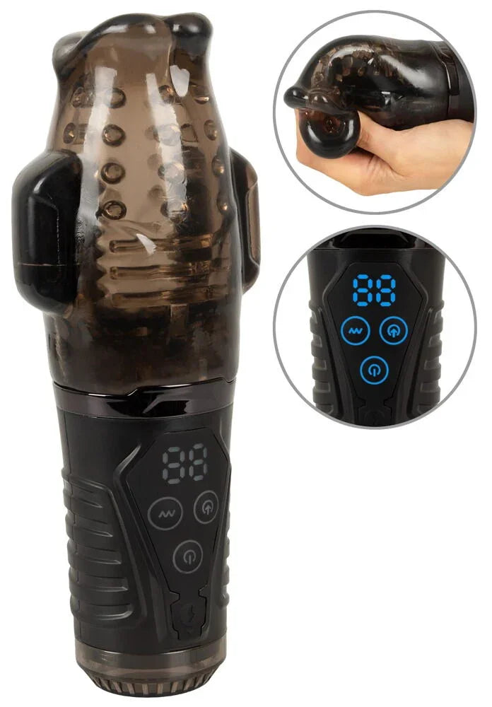 Sucking Masturbator with Dual Vibration by Stroker - Happytoys Sexshop: Toys for Feeling Happy & Easy 😊 - Discreet geleverd