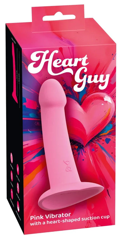 Heart Guy Pink Vibrator by You2Toys - Happytoys Sexshop: Toys for Feeling Happy & Easy 😊 - Discreet geleverd