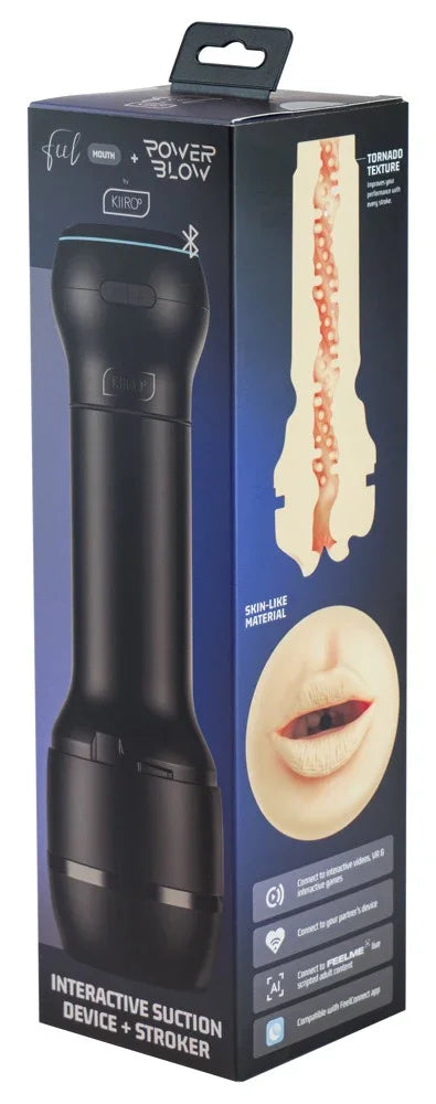 Feel Stroker Mouth + PowerBlow Combo by Kiiro - Happytoys Sexshop: Toys for Feeling Happy & Easy 😊 - Discreet geleverd