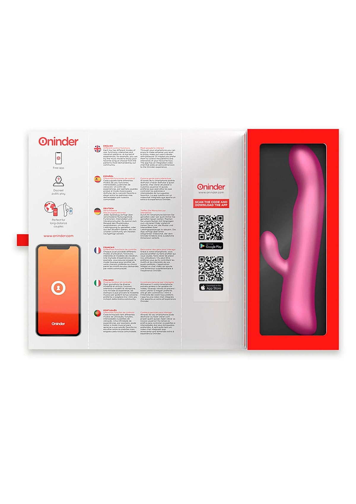 Bestel: Oslo Rabbit & Rotation + App by Oninder - bij Happytoys: de erotische sex webshop | liever Happy dan Easy ⭐⭐⭐⭐⭐