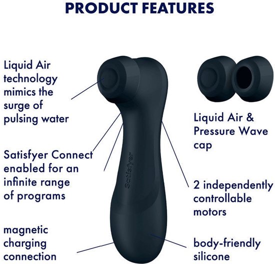 Satisfyer - Pro 2 Generation 3 - Air Pressure Vibrator (with App Control) - Purple
