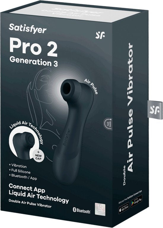 Satisfyer - Pro 2 Generation 3 - Air Pressure Vibrator (with App Control) - Purple