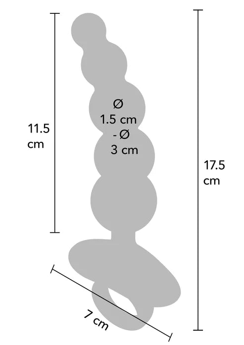 5 Balls Anal Plug Vibrating + Remote @ Playhouse