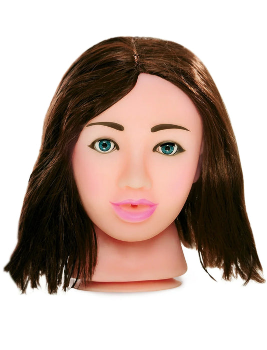 PDX Extreme Fuck My Face - Brunette by Pipedream - Happytoys Sexshop: Toys for Feeling Happy & Easy 😊 - Discreet geleverd