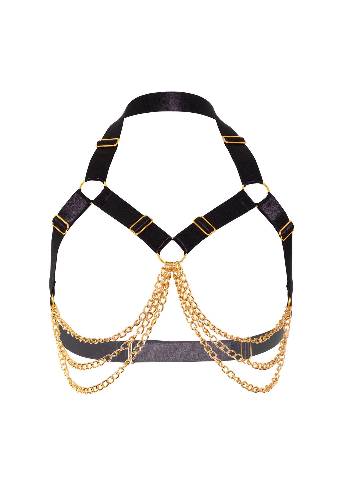 Bestel: Luxury Chain Bra - bij Happytoys: de erotische sex webshop | liever Happy dan Easy ⭐⭐⭐⭐⭐
