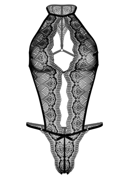 Bestel: Floral Lace Teddy - bij Happytoys: de erotische sex webshop | liever Happy dan Easy ⭐⭐⭐⭐⭐