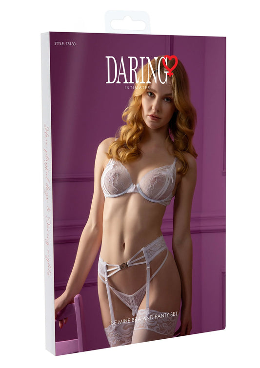 Bestel: Be Mine Bra and Panty Set - bij Happytoys: de erotische sex webshop | liever Happy dan Easy ⭐⭐⭐⭐⭐