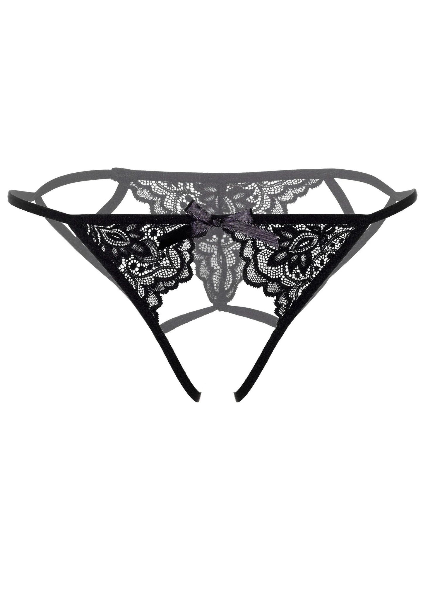 Inez strappy crotchless bikini by Daring Intimates