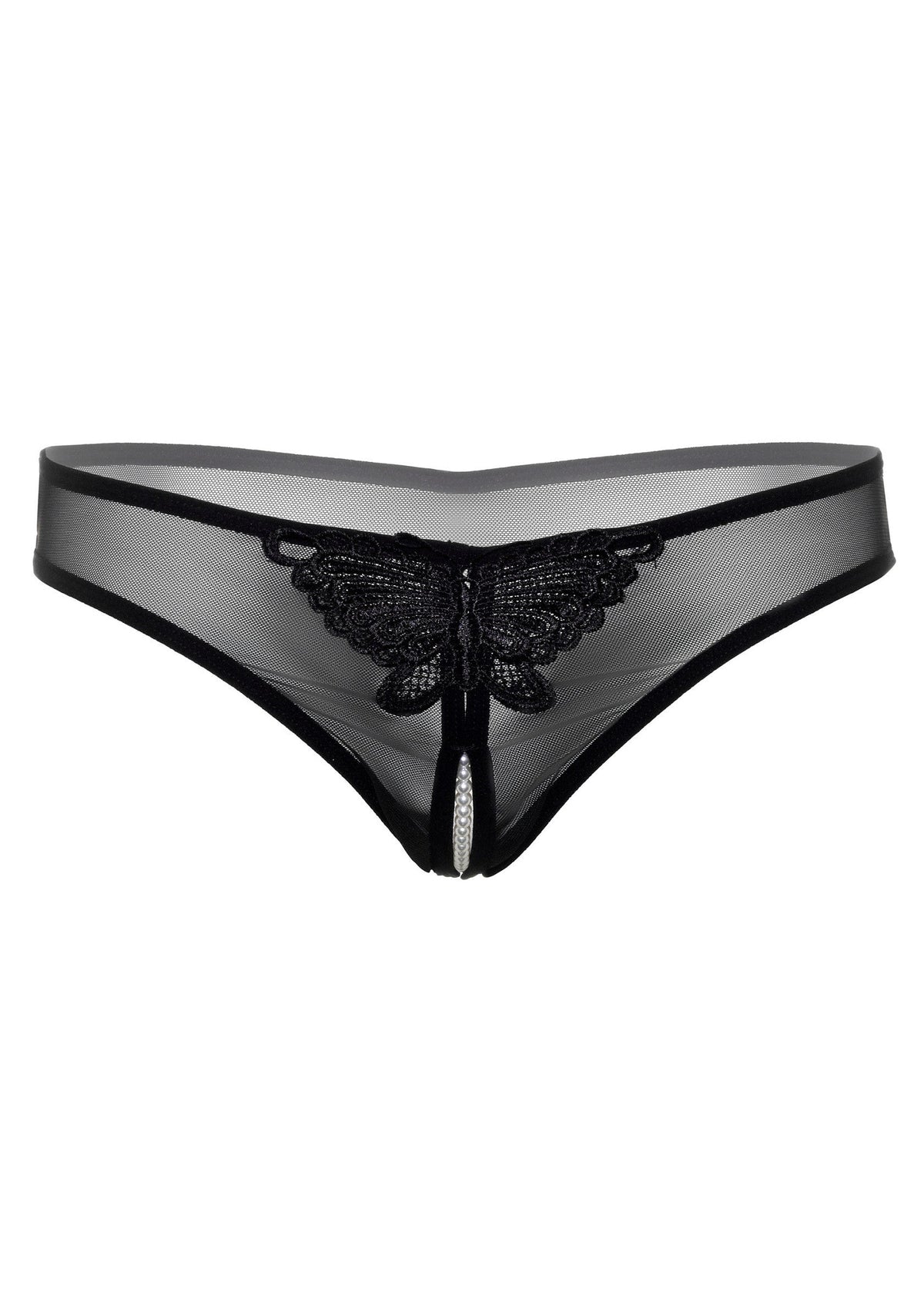 Bestel: Indra crotchless beaded thong - bij Happytoys: de erotische sex webshop | liever Happy dan Easy ⭐⭐⭐⭐⭐
