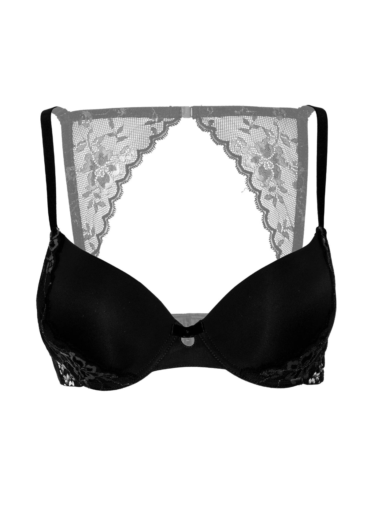 Bestel: Push - up bra w/ lace racerback - bij Happytoys: de erotische sex webshop | liever Happy dan Easy ⭐⭐⭐⭐⭐