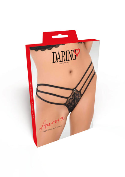 Bestel: Lace string with straps - bij Happytoys: de erotische sex webshop | liever Happy dan Easy ⭐⭐⭐⭐⭐