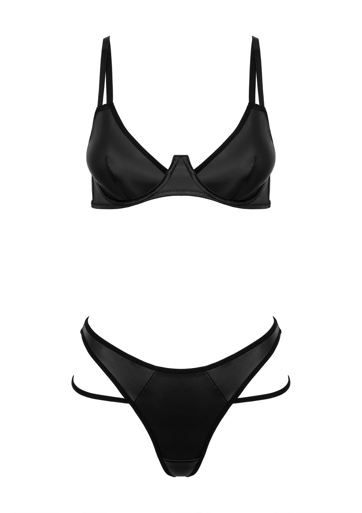 Bestel: Blackelia 2pcs set - bij Happytoys: de erotische sex webshop | liever Happy dan Easy ⭐⭐⭐⭐⭐