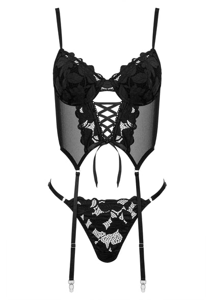 Bestel: Corset And Thong CO103 L/XL by Kotek - bij Happytoys: de erotische sex webshop | liever Happy dan Easy ⭐⭐⭐⭐⭐