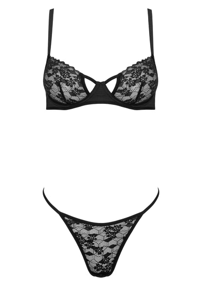 Bestel: 2 Pcs Set TP107 - bij Happytoys: de erotische sex webshop | liever Happy dan Easy ⭐⭐⭐⭐⭐ - Default Title - 79900 - BLACK - L/XL