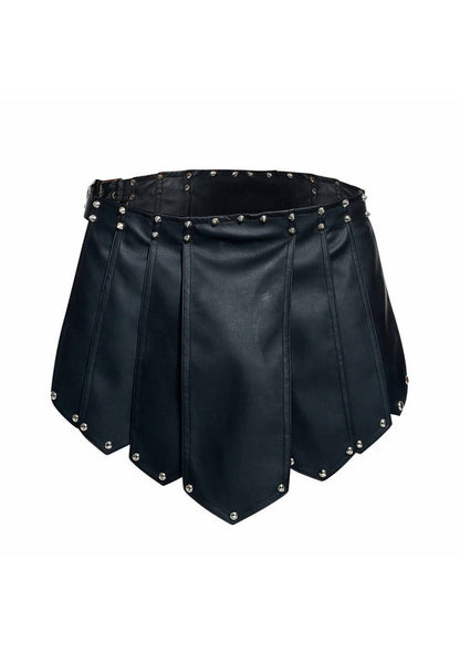 Black Roman Skirt by MOB Dngeon