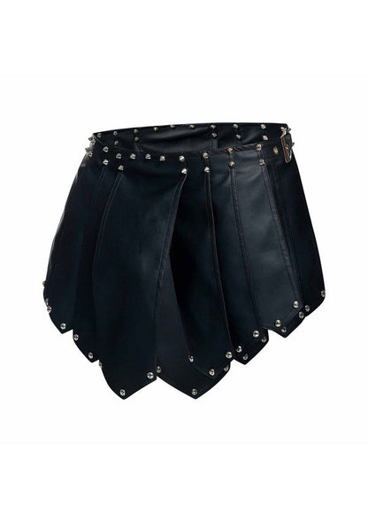 Black Roman Skirt by MOB Dngeon