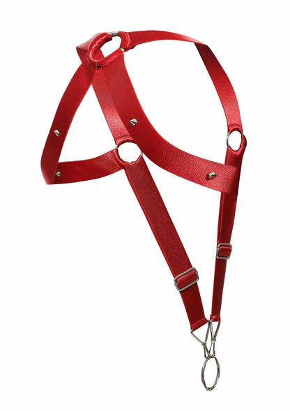 Bestel: DNGEON Crossback Harness - bij Happytoys: de erotische sex webshop | liever Happy dan Easy ⭐⭐⭐⭐⭐