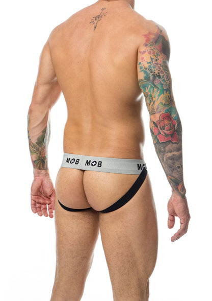 Bestel: MOB Stripe Classic Jock by MOB Eroticware - bij Happytoys: de erotische sex webshop | liever Happy dan Easy ⭐⭐⭐⭐⭐